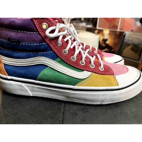 Vans Multi Scotchguard Waterproof high Hi top Winter Warm 8.5 men 10 W Rainbow main image 7
